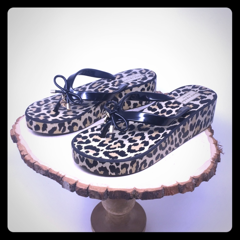 NWT Kate Spade Leopard Print Sandals Size 7